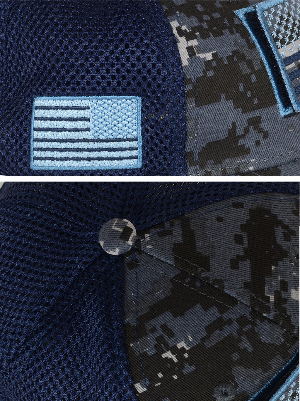 Gorra unisex con bandera estadounidense de Anna-Kaci | Gorra de béisbol desgastada con parche de bandera de EE. UU.
