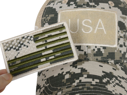 Gorra unisex con bandera estadounidense de Anna-Kaci | Gorra de béisbol desgastada con parche de bandera de EE. UU.