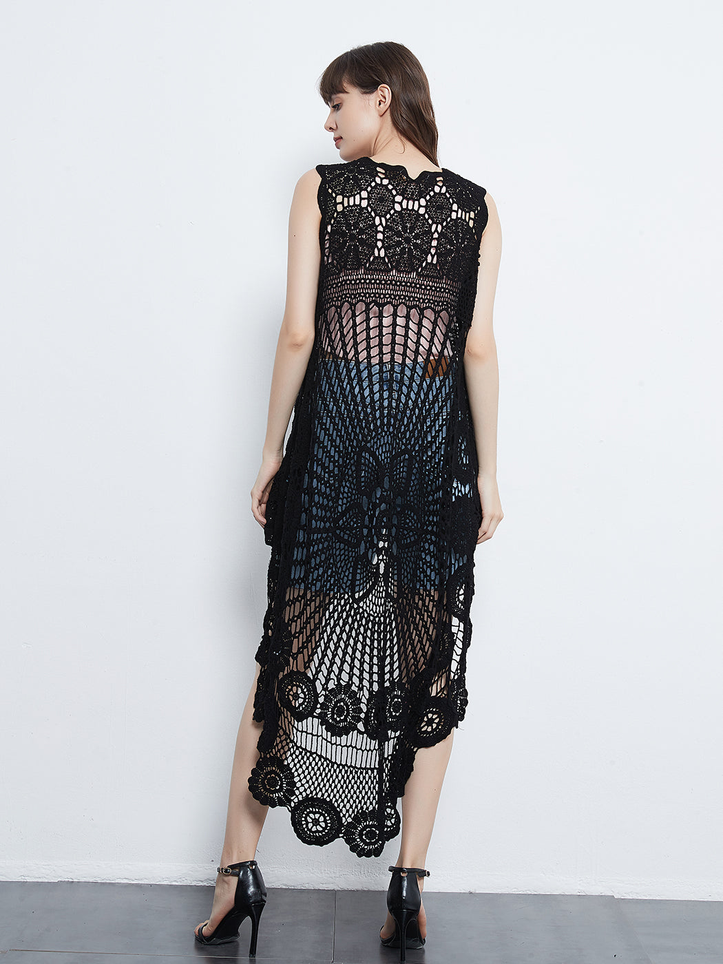 Bohemian Crochet Lace Vest
