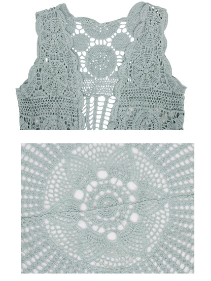 Bohemian Crochet Lace Vest