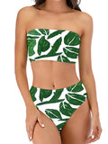 2 Piece Leopard Bandeau Bikini