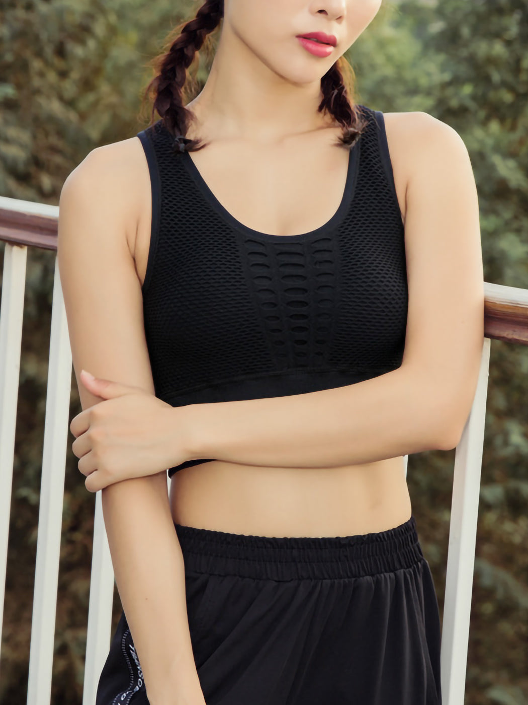 Yoga Running Sports Workout Gym Athletic Bra Crop Top