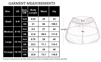 Pantalones cortos para correr de doble capa para entrenamiento físico