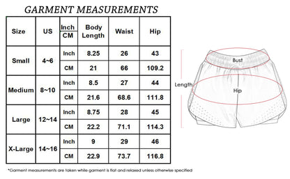 Pantalones cortos para correr de doble capa para entrenamiento físico