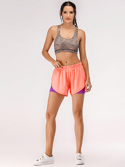 Sport Running Shorts 2 in 1 with Pockets