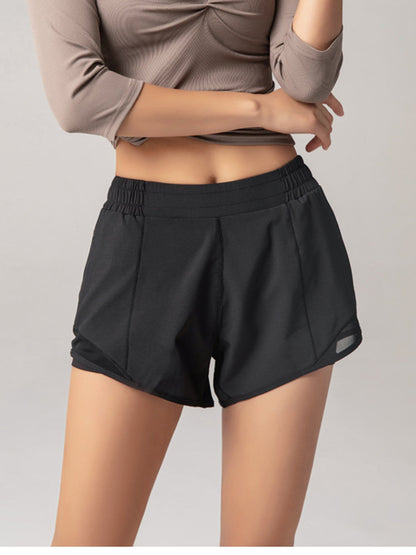 Pantalones cortos para hacer ejercicio, deportes atléticos, correr, yoga, gimnasio, pantalones cortos deportivos