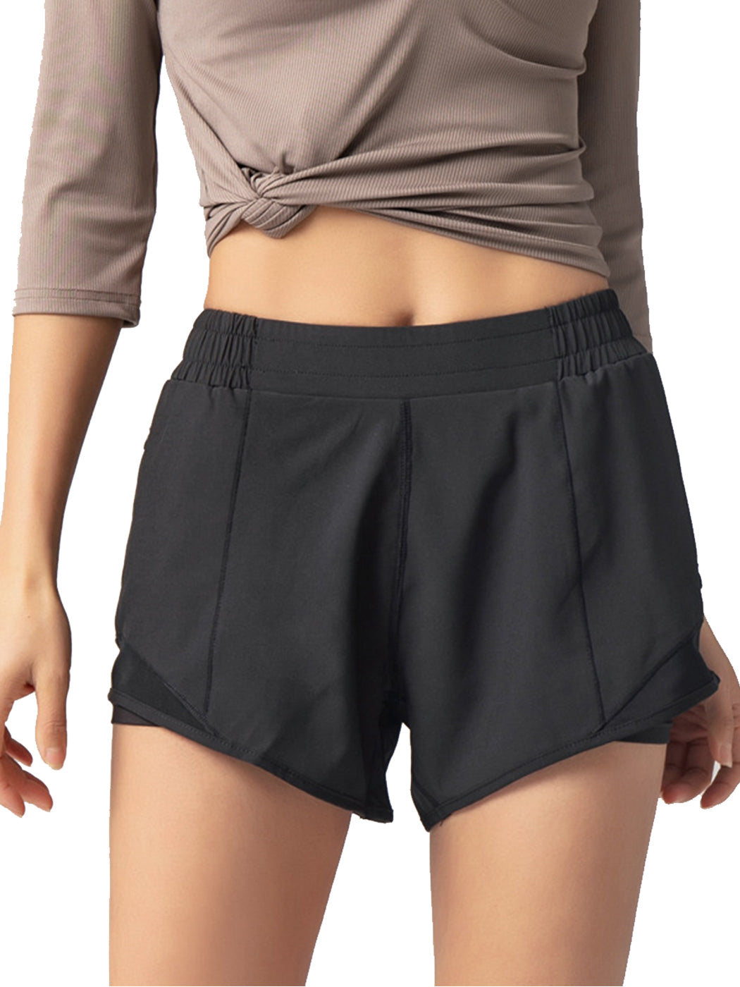 Pantalones cortos para hacer ejercicio, deportes atléticos, correr, yoga, gimnasio, pantalones cortos deportivos
