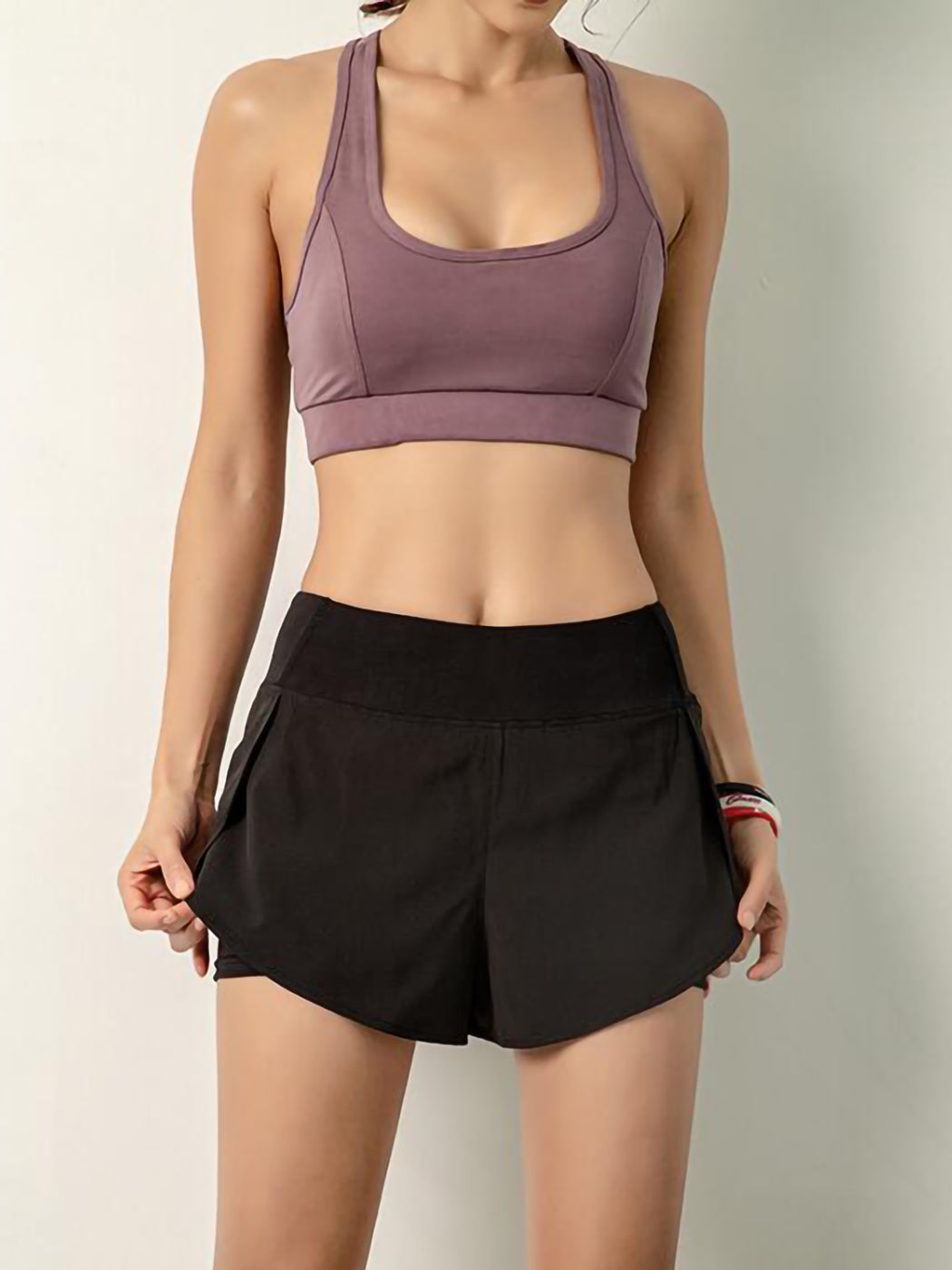Pantalones cortos de entrenamiento para correr de secado rápido con bolsillo