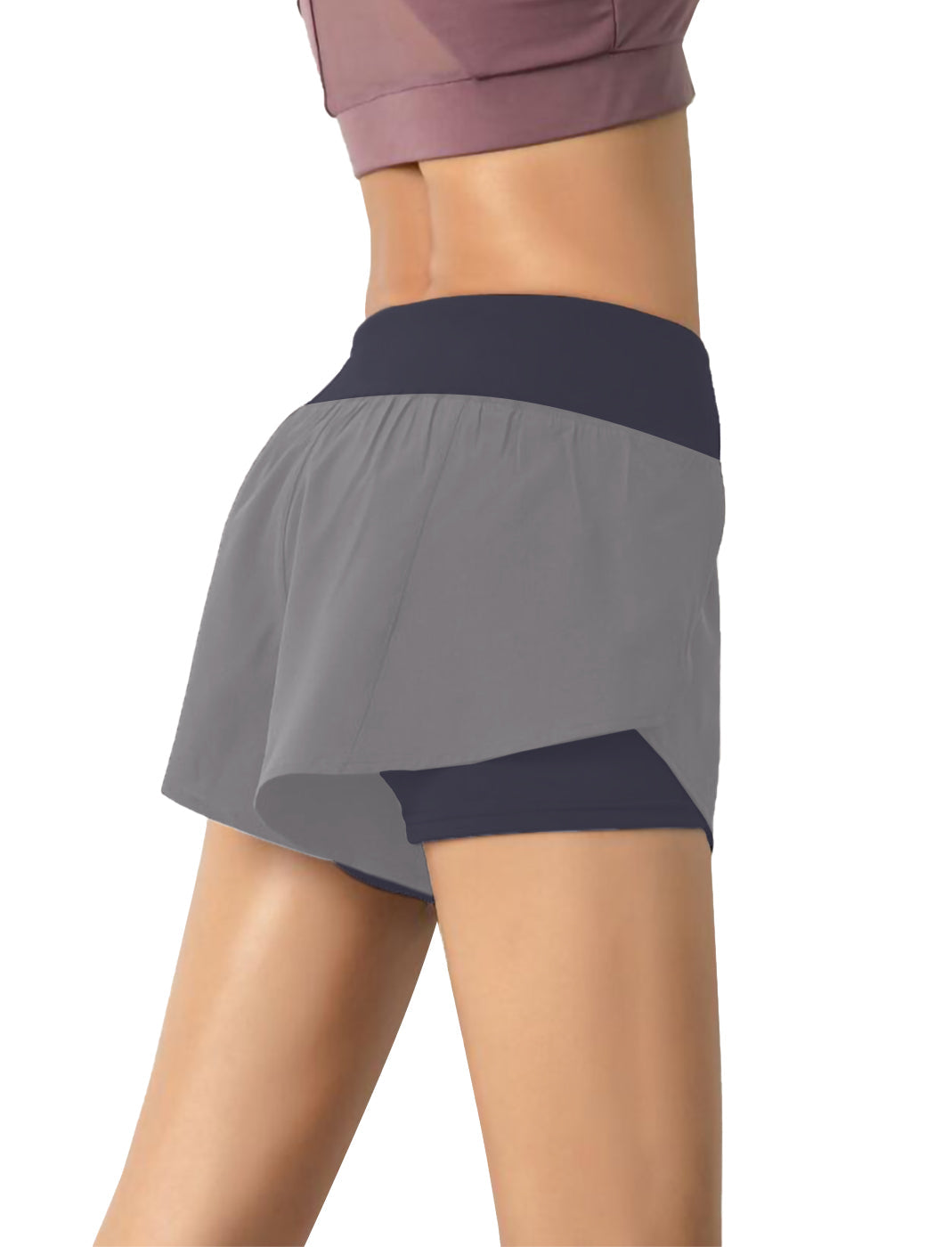 Pantalones cortos de entrenamiento para correr de secado rápido con bolsillo