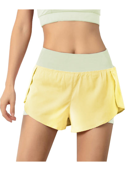 Pantalones cortos de entrenamiento para correr de secado rápido con bolsillo