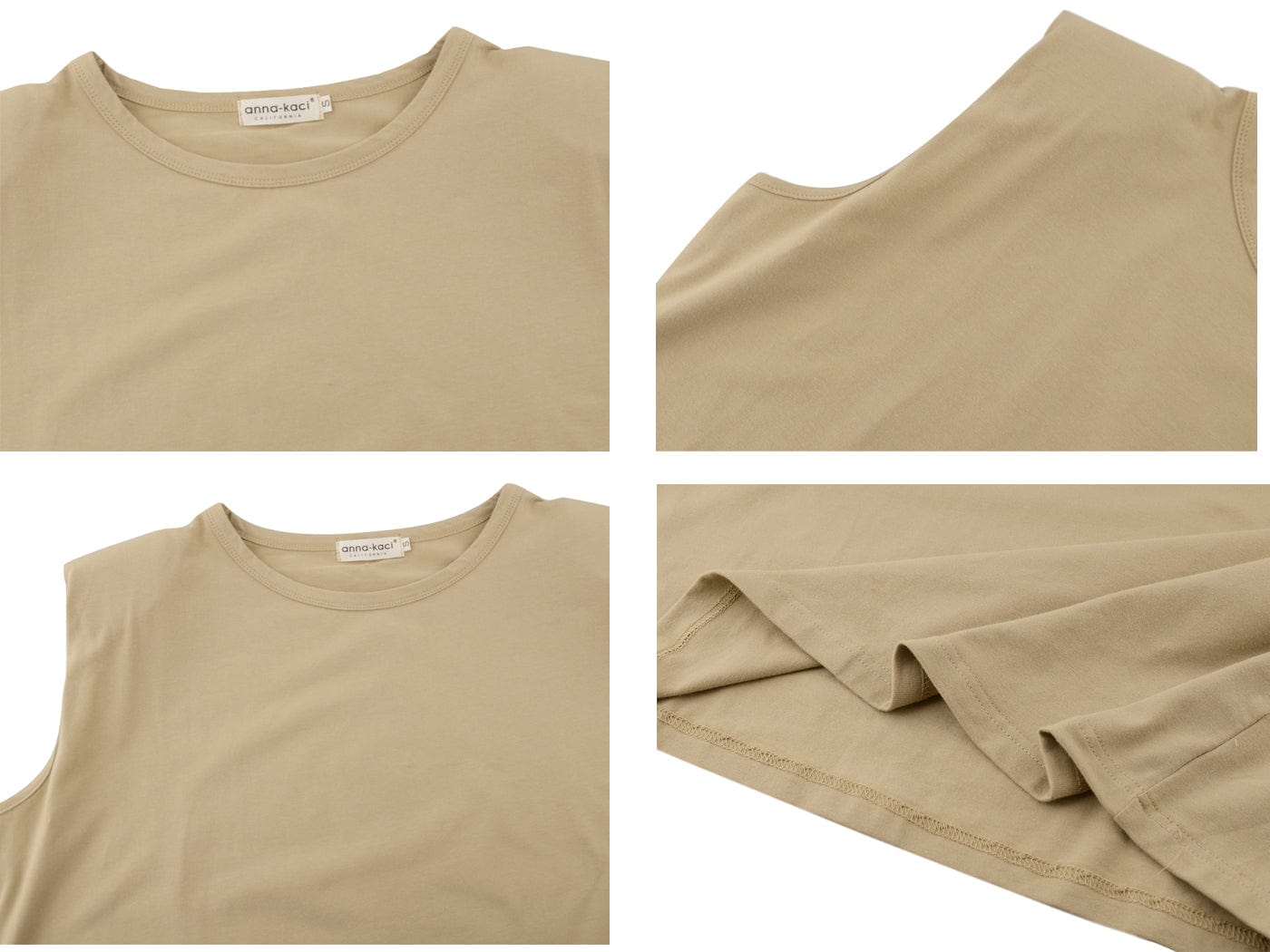 Camisetas sin mangas con hombreras