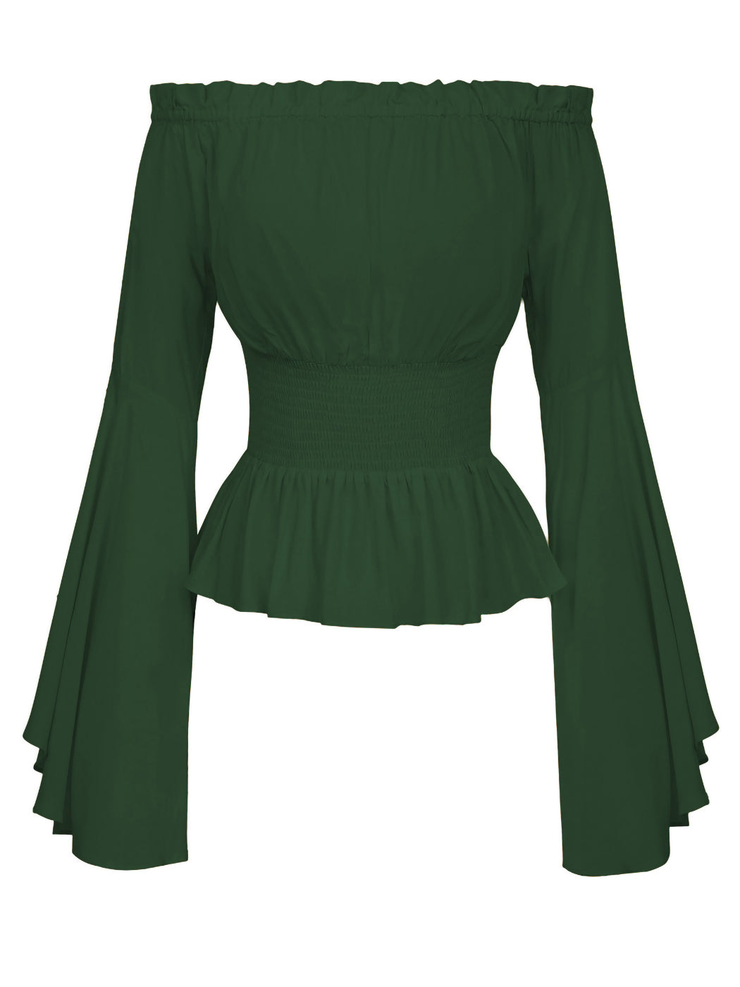 Camisa campesina de manga larga con hombros descubiertos, blusa gótica renacentista, traje medieval victoriano, blusas bohemias