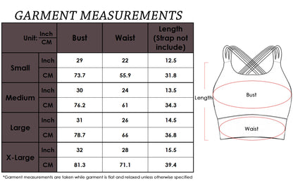 Sujetador deportivo con tirantes cruzados en la espalda, acolchado, sin aros, para yoga y actividades al aire libre para mujer