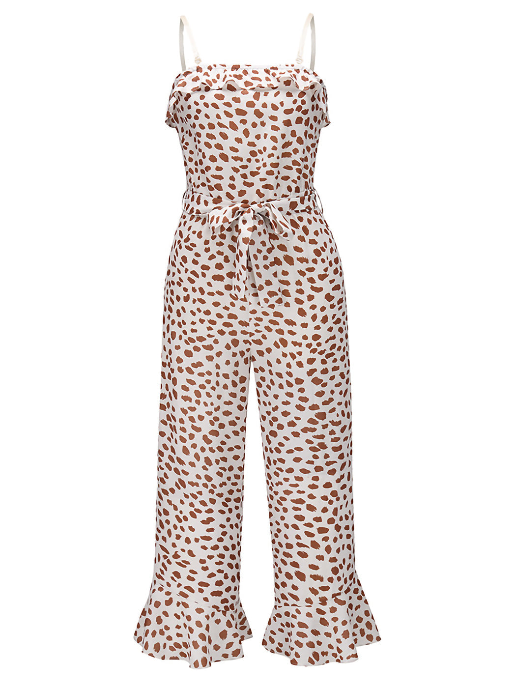 Off Shoulder Floral Wide Leg Chiffon Jumpsuit Romper