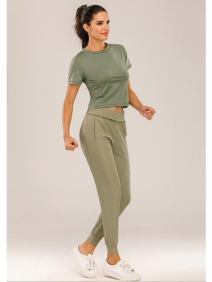 Camisetas de entrenamiento para mujeres Camisetas de yoga con aberturas en forma de cerradura Camisetas sin mangas para correr atléticas