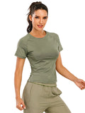 Camiseta deportiva ajustada para correr