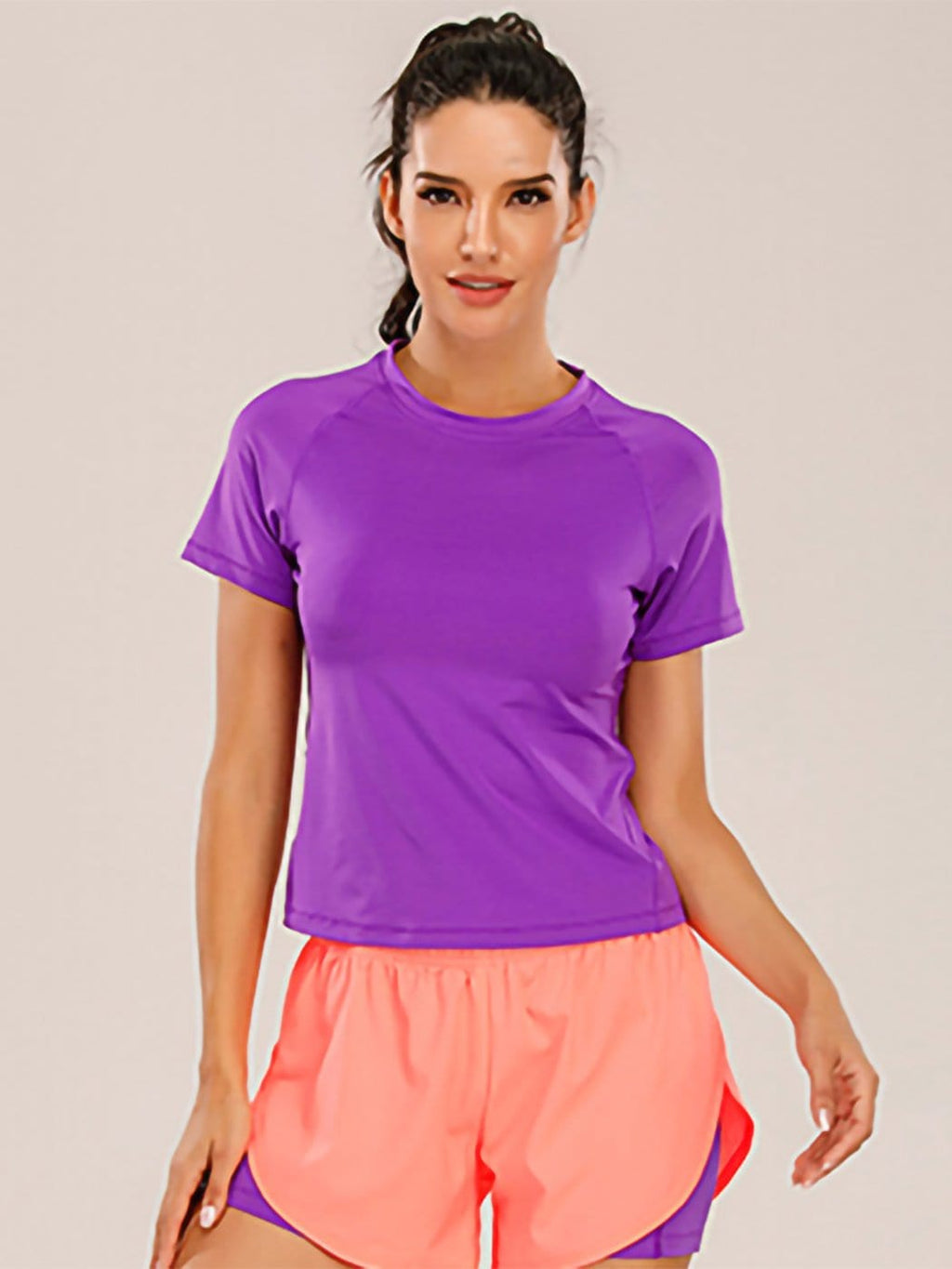 Camiseta deportiva ajustada para correr