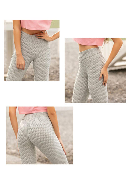 High Waisted Honey Comb Tummy Leggings