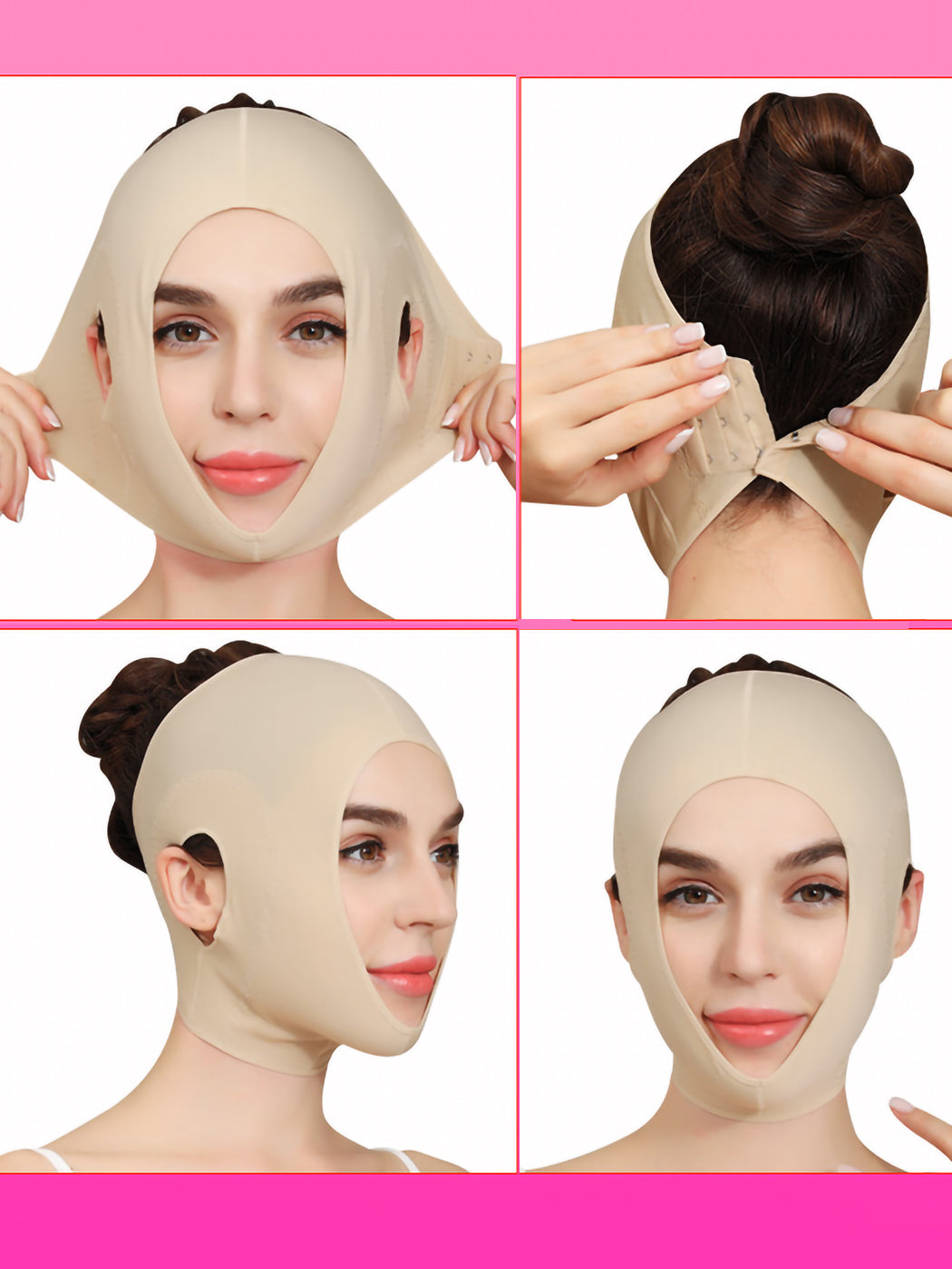 Chin Strap Support Band Neck Full Head Wrap