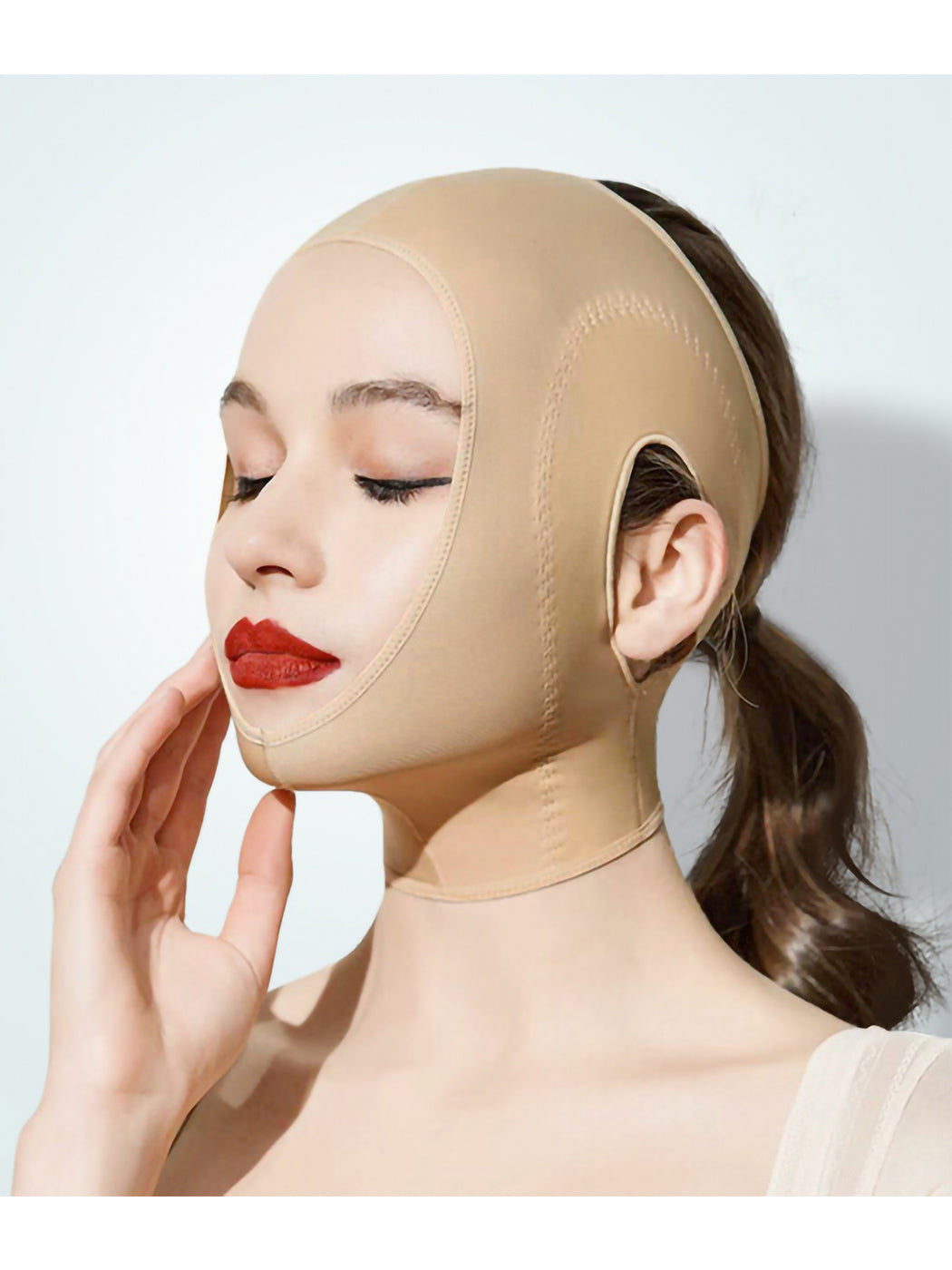 Chin Strap Support Band Neck Full Head Wrap