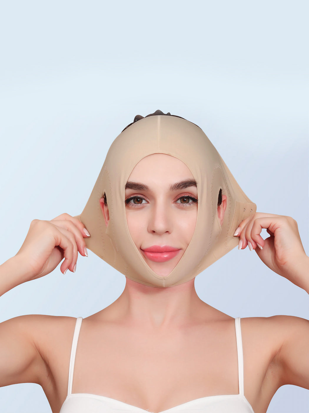 Chin Strap Support Band Neck Full Head Wrap