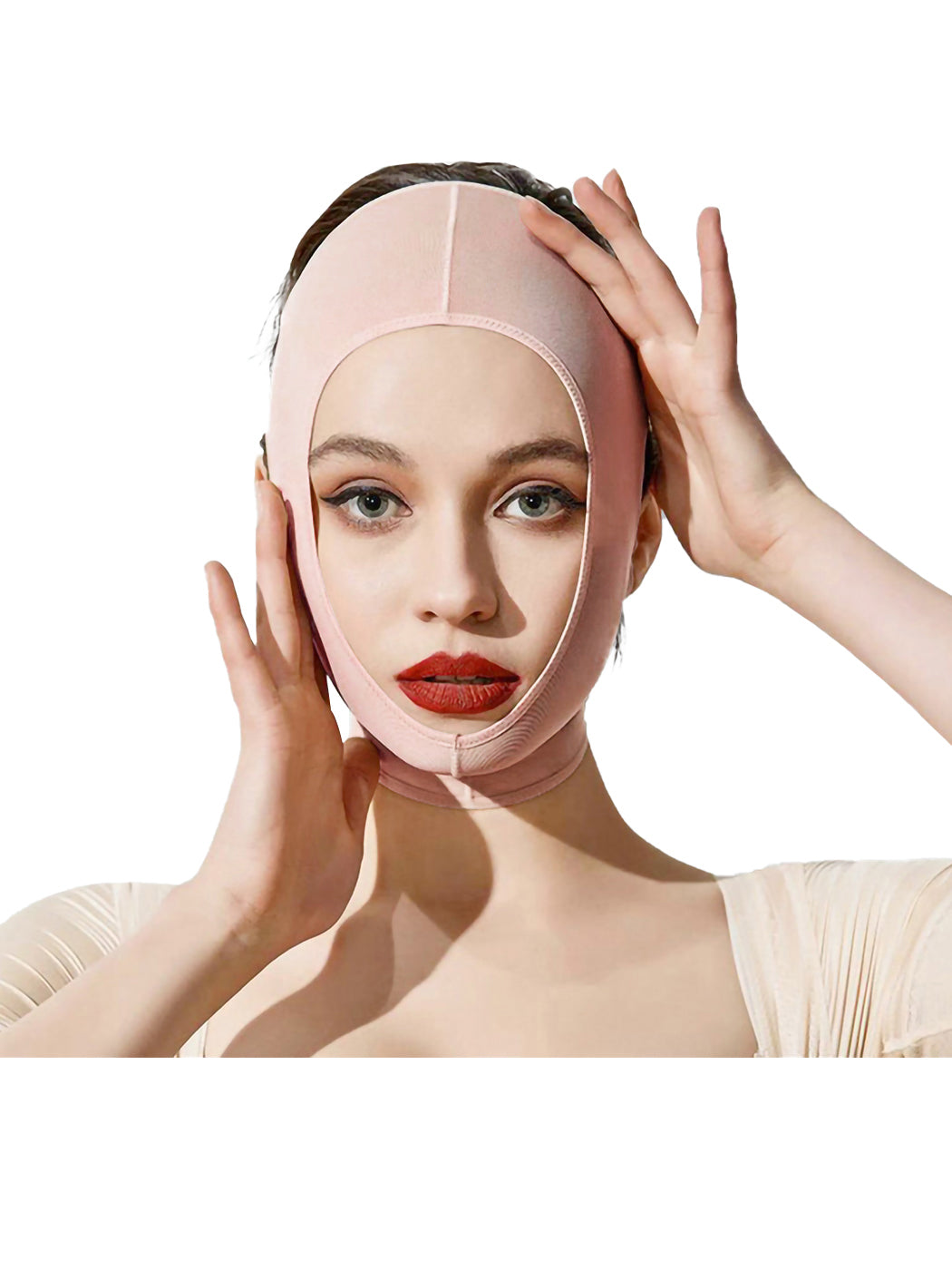 Banda de soporte para la barbilla Banda para el cuello Envoltura completa para la cabeza
