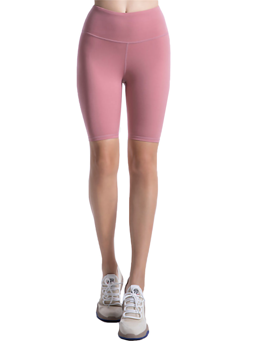 Pantaloncini Sportivi Donna Fitness Bike Yoga In Poliestere Spandex Neri