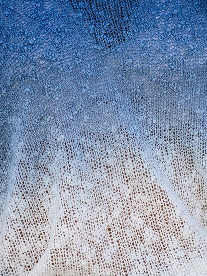 Long Sleeve V-Neck Gradient Sweater Ombre Knit Top