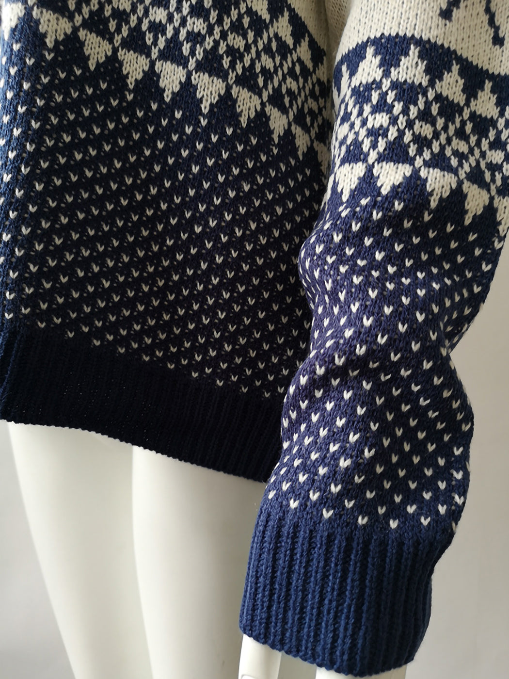 Women Stylish Christmas Pullover Sweater Cute Snowflake Reindeer Pullover