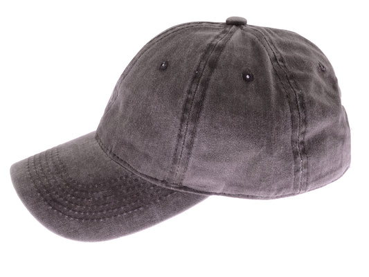 Anna-Kaci Men Women Baseball Cap Vintage Washed Denim Distressed Hats Twill Adjustable Trucke Dad Hat