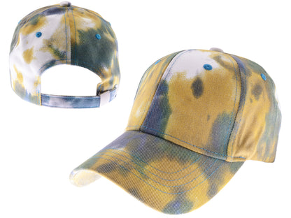 Gorra de béisbol unisex teñida con estilo hip hop de Anna-Kaci, ajustable, de algodón