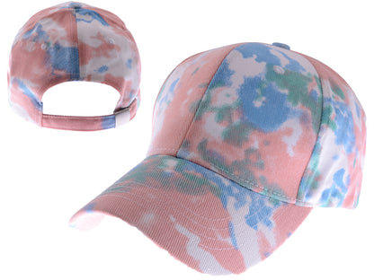 Gorra de béisbol unisex teñida con estilo hip hop de Anna-Kaci, ajustable, de algodón