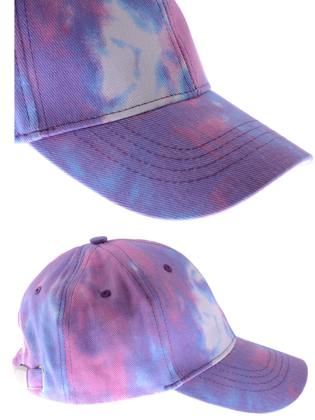 Gorra de béisbol unisex teñida con estilo hip hop de Anna-Kaci, ajustable, de algodón