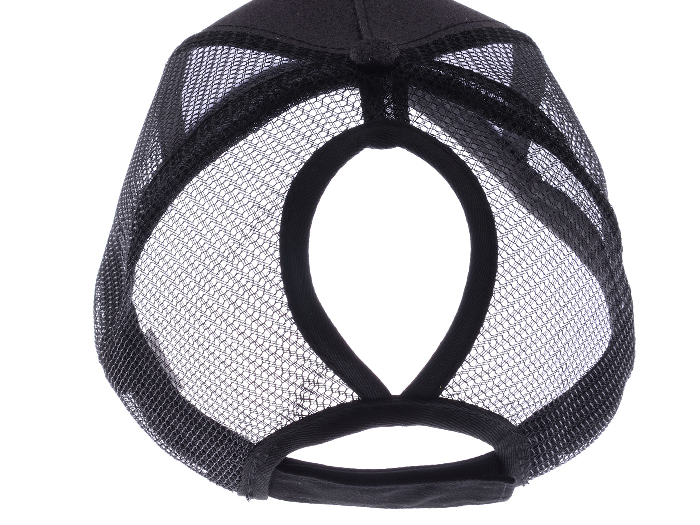Gorra de béisbol para mujer Anna-Kaci, gorra con cola de caballo con purpurina, gorra de moño alto desordenado, gorra de camionero para papá