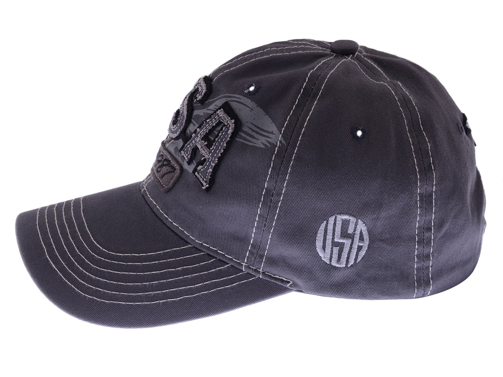 Gorra de béisbol estilo polo de algodón lavado con bordado estadounidense de Anna-Kaci