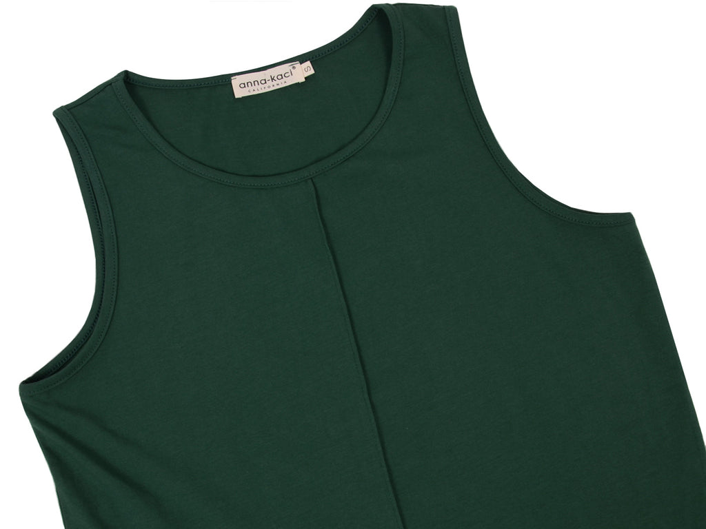 Camisetas sin mangas para uso informal, camisetas lisas con cuello redondo, camisetas de verano