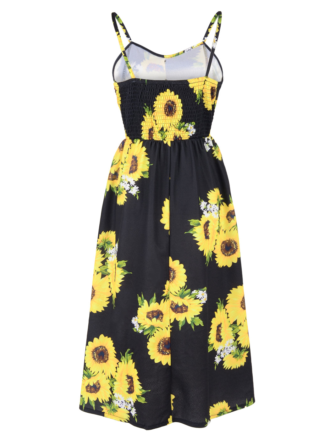 Vestido con bandera del Día de la Independencia con tirantes y botones