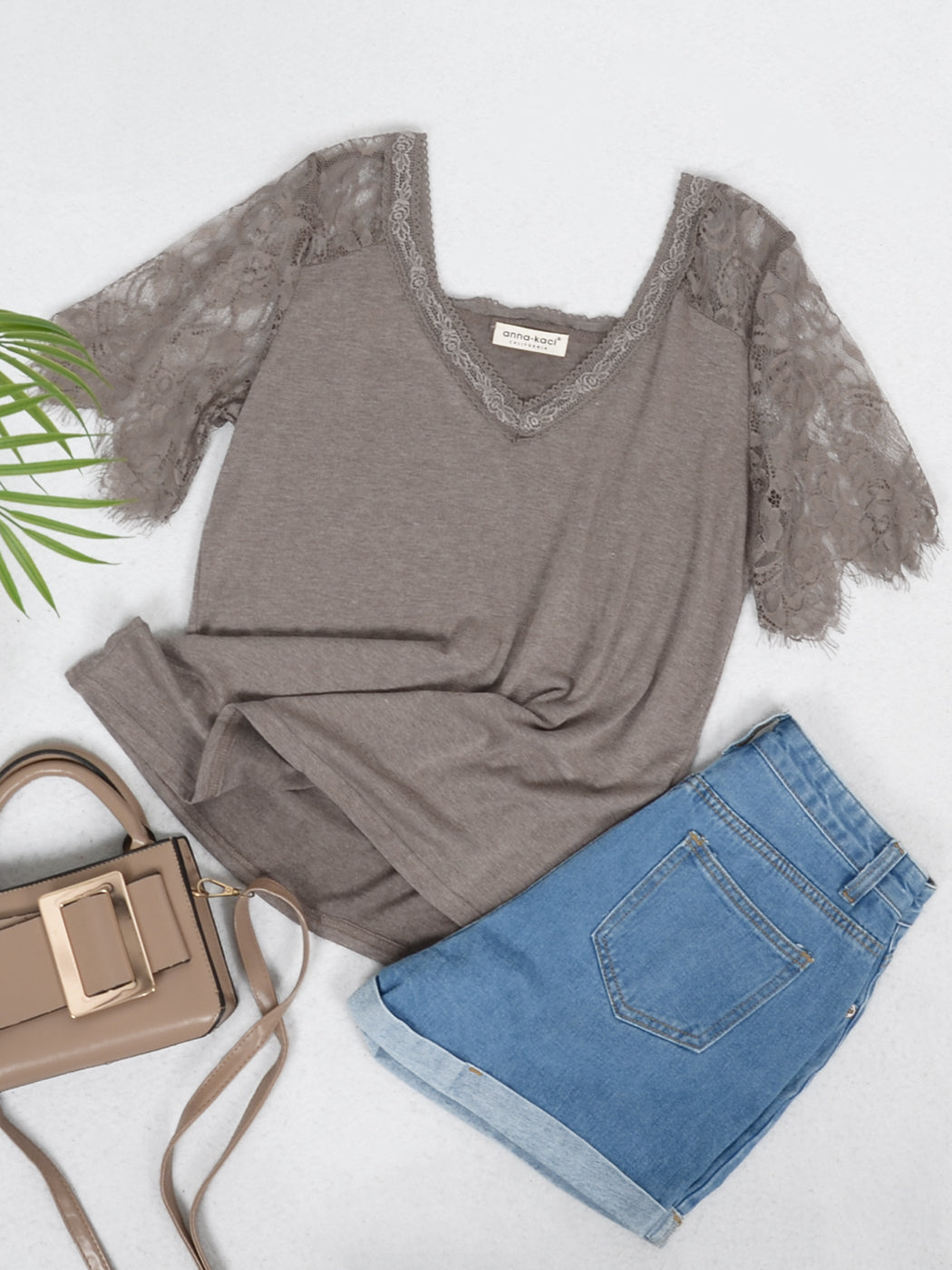 Lace Short Sleeve T-Shirt V Neck Cotton Summer Casual Tops Tee Shirts