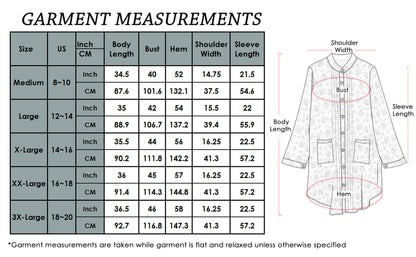 Camisas de talla grande, blusas casuales holgadas de manga larga con botones y estampado floral, blusas huecas