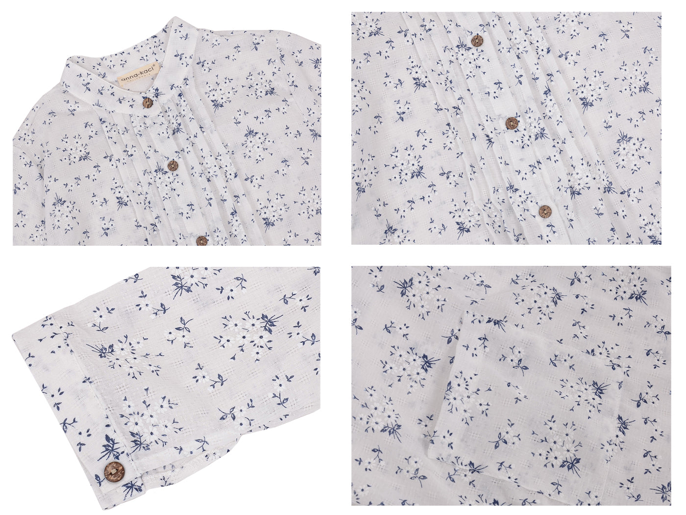 Camisas de talla grande, blusas casuales holgadas de manga larga con botones y estampado floral, blusas huecas