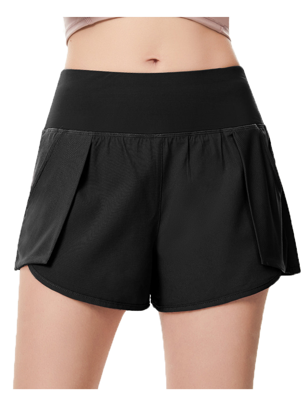 Pantalones cortos de entrenamiento para correr de secado rápido con bolsillo