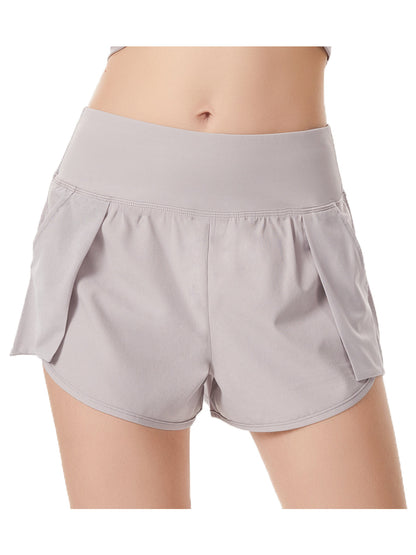 Pantalones cortos de entrenamiento para correr de secado rápido con bolsillo
