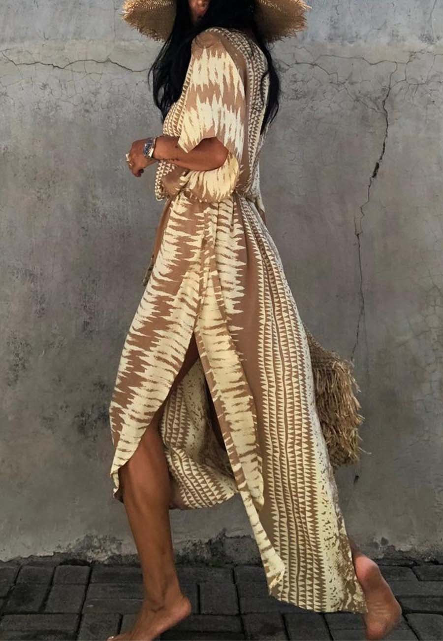 Snake print beach cover up hotsell