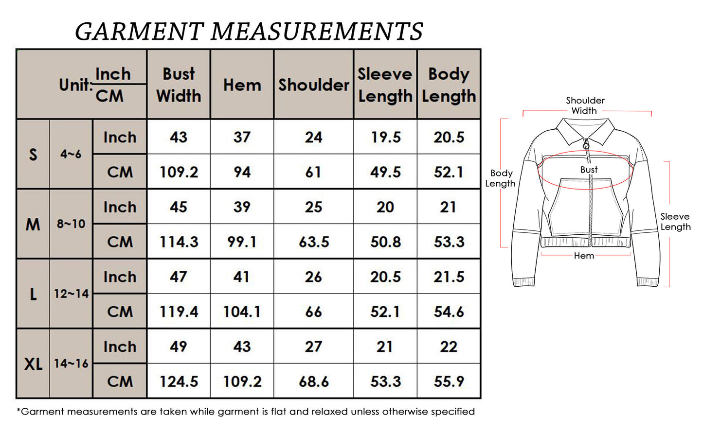 Chaqueta corta de pana de manga larga para mujer de Anna-Kaci