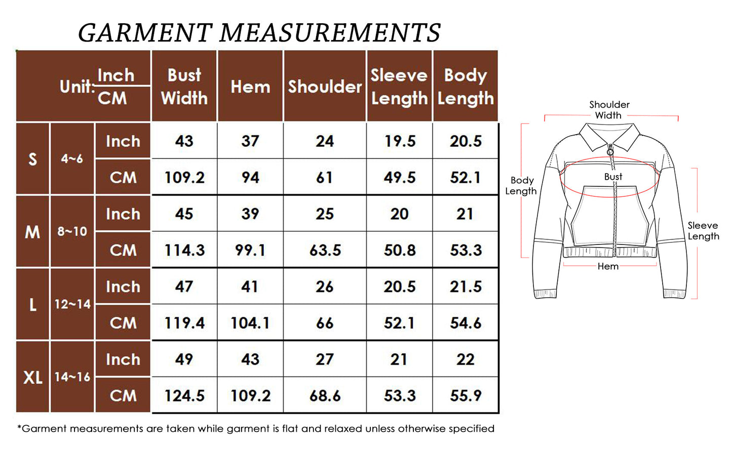 Chaqueta corta de pana de manga larga para mujer de Anna-Kaci
