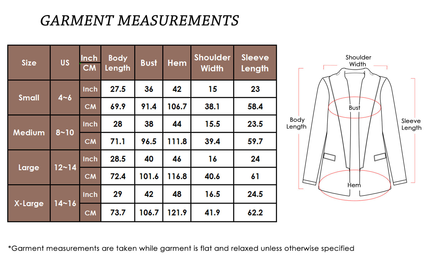 Anna-Kaci Women's Open Front Plaid Blazer Coat Jacket Long Sleeve Mock Front Pockets Formal Work Attire