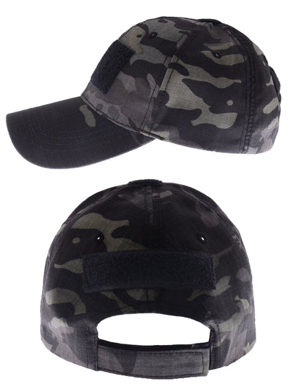 Gorra de béisbol con parche de camuflaje de Anna-Kaci, gorra táctica militar para exteriores