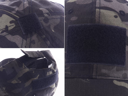 Gorra de béisbol con parche de camuflaje de Anna-Kaci, gorra táctica militar para exteriores