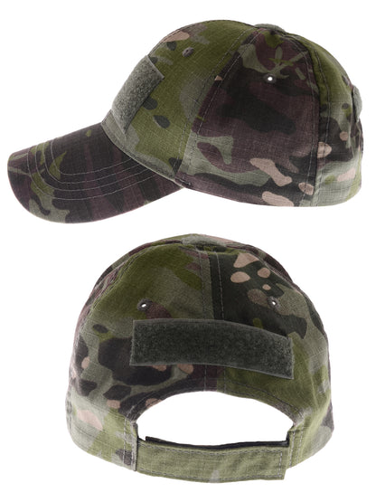 Gorra de béisbol con parche de camuflaje de Anna-Kaci, gorra táctica militar para exteriores