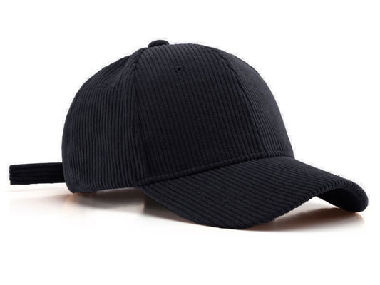 Anna-Kaci Corduroy Hat Casual Solid Classic Adjustable Strap Soft Baseball Cap Unisex